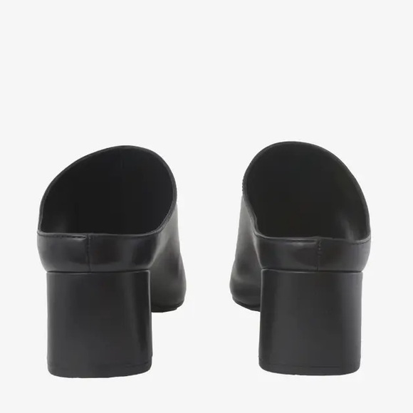 Philip Lim Cube 3.1 Open Toe Leather Mule Block Heel - Picture 2 of 3